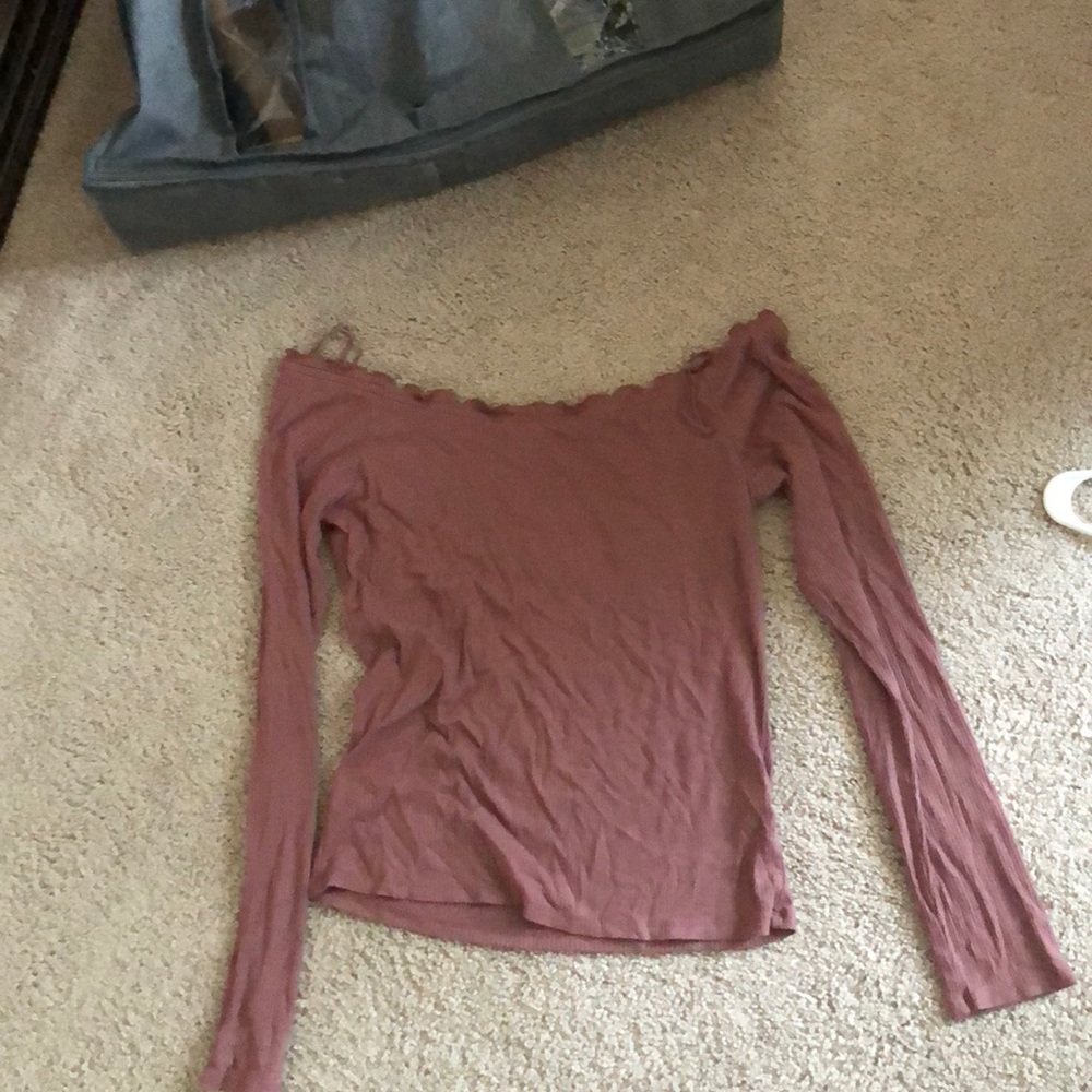 Off the shoulder shirt